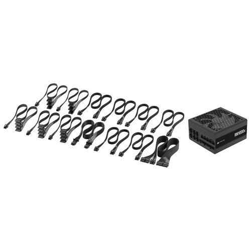Bloc d'alimentation entièrement modulaire ATX de 1000 W RMx de Corsair