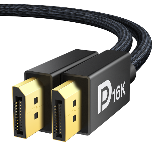 iVANKY 16K Displayport Cable 2.1 [VESA Certified], DP 2.1 Cable[16K@60Hz,8K@120Hz,4K@240Hz], Display Port 2.1 Cable Support HDR10,HDCP,DSC 1.2a, Free