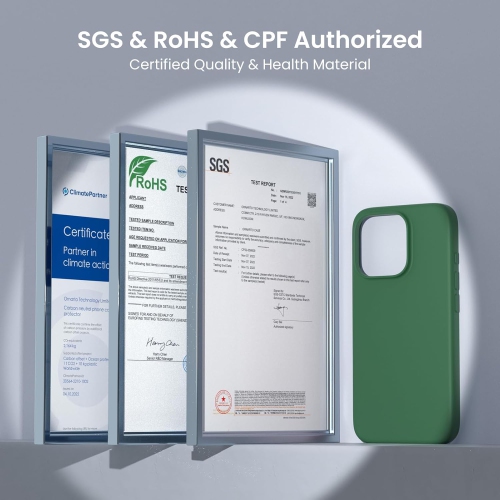 ORNARTO Compatible with iPhone 16 Pro Case 6.3",Liquid Silicone 3 Layers Full Covered Soft Gel Rubber Phone Case, Shockproof Protective Cover-Clover