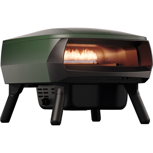 13” Witt Piccolo Pizza Oven with rotating stone - Matte Green