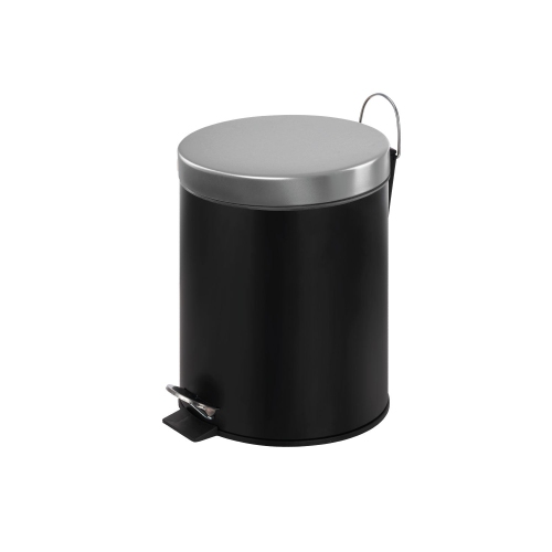 Jessar - Stainless Steel Pedal Bin with Lid, 3 Litre Capacity, Black