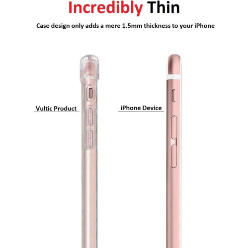 Étui transparent pour iPhone 6 plus d'Apple avec pare-chocs durable, transparent et résistant aux chocs