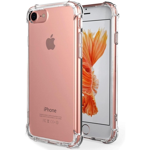 ZAMA  Apple Iphone 7 / Iphone 8 Clear Case With Shockproof Bumper Durable Transparent Cover With Impact-Resistant Protection