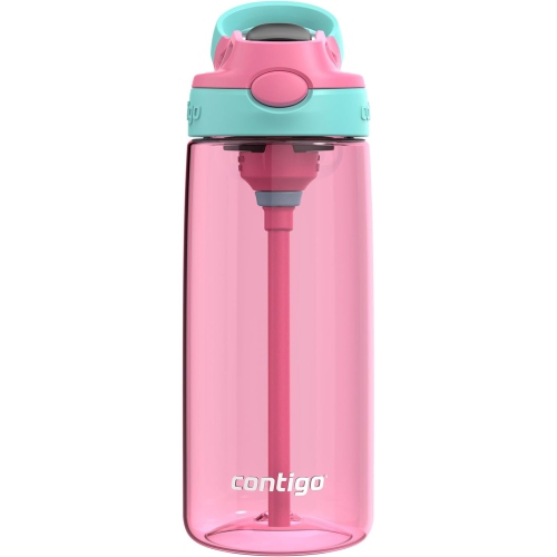 Image 1 de 10.. Contigo - bouteille d'eau pour enfants, couvercle antifuite, capacité 591&nbsp;ml, rose