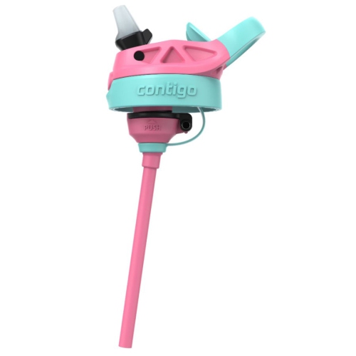Contigo - bouteille d'eau pour enfants, couvercle antifuite, capacité 591&nbsp;ml, rose