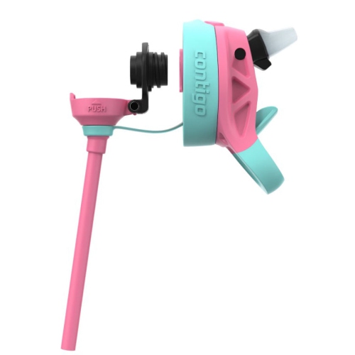 Contigo - bouteille d'eau pour enfants, couvercle antifuite, capacité 591&nbsp;ml, rose