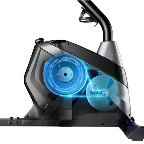 Vélo à position allongée J1 PLUS-T avec écran intelligent de 21,5 po de Yesoul