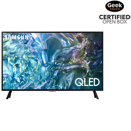 Open Box - Samsung 32" 4K UHD HDR QLED Tizen OS Smart TV (QN32Q60DAFXZC) - 2024