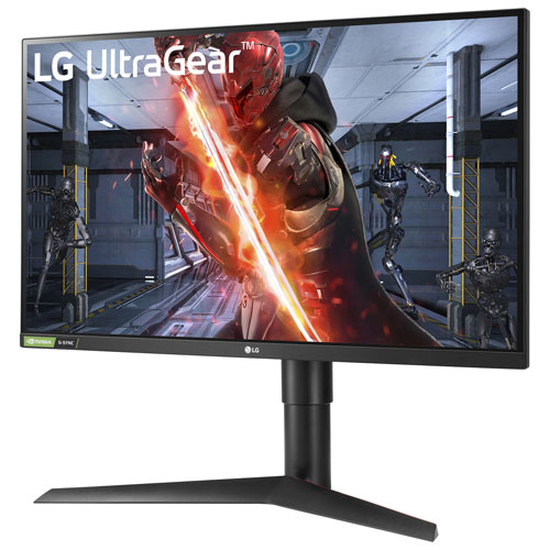 Image 2 of 9.. LG UltraGear 27" QHD 144Hz 1ms GTG IPS LED G-Sync FreeSync Gaming Monitor - Matte Black