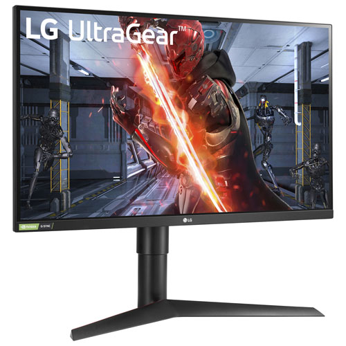 Image 3 of 9.. LG UltraGear 27" QHD 144Hz 1ms GTG IPS LED G-Sync FreeSync Gaming Monitor - Matte Black