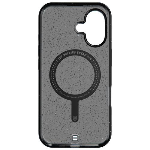 Étui rigide ajusté Carve de BodyGuardz avec MagSafe pour iPhone 16 - Noir