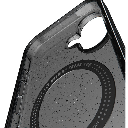 Étui rigide ajusté Carve de BodyGuardz avec MagSafe pour iPhone 16 - Noir