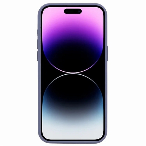 TopSave Goospery Liquid Silicone Gel Rubber Full Body Protection Cover Case For iPhone 16 Pro, Lavender Gray