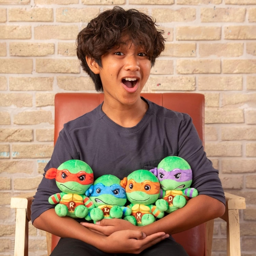 Club Mocchi Mocchi- Teenage Mutant Ninja Turtles Plush — TMNT Leonardo — Collectible Squishy Turtle Plushies — 6 Inch