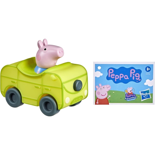 Peppa Pig Little Buggy Vehicle Preschool Toy with Attached Figure Inside, for Ages 3 and Up