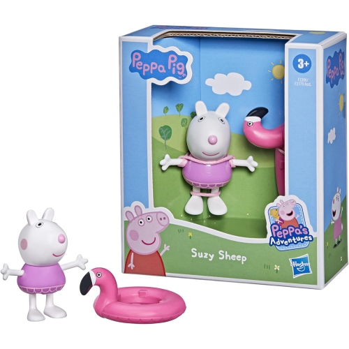 Hasbro Peppa Pig Peppa’s Adventures Peppa’s Fun Friends Preschool Toy, Suzy Sheep Figure, Ages 3 and Up, F2206