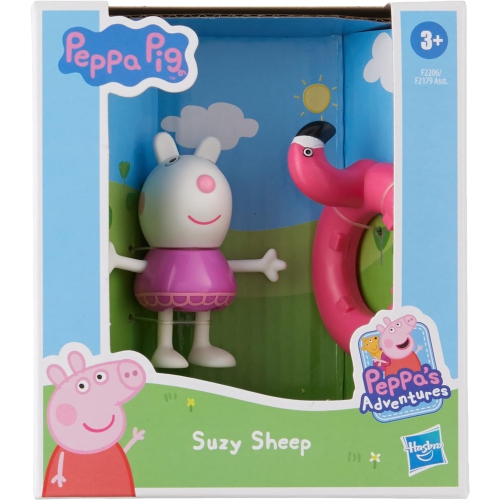 Hasbro Peppa Pig Peppa’s Adventures Peppa’s Fun Friends Preschool Toy, Suzy Sheep Figure, Ages 3 and Up, F2206