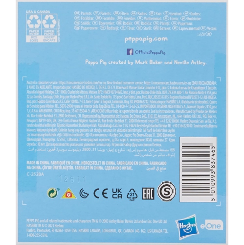 Hasbro Peppa Pig Peppa’s Adventures Peppa’s Fun Friends Preschool Toy, Suzy Sheep Figure, Ages 3 and Up, F2206