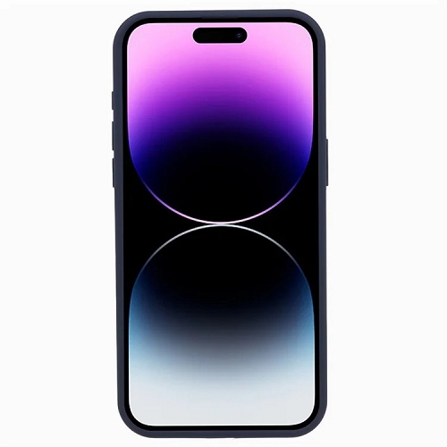 TopSave Goospery Liquid Silicone Gel Rubber Full Body Protection Cover Case For iPhone 16 Pro, Navy Blue