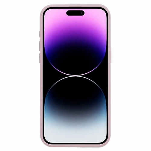 TopSave Goospery Liquid Silicone Gel Rubber Full Body Protection Cover Case For iPhone 16 Pro, Pink Sand