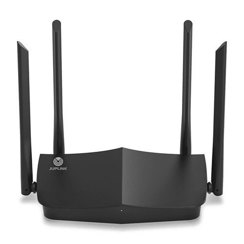 Juplink – routeur Wi-Fi 6 RX4-1800, 1800&nbsp;Mb/s, 2,4&nbsp;GHz/5&nbsp;GHz, processeur quadruple cœur, mémoire vive 256&nbsp;Mo, 4 antennes