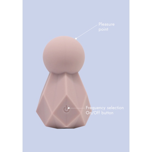 Amour - Luxury Compact Vibrator - Perfectly Nude Pink