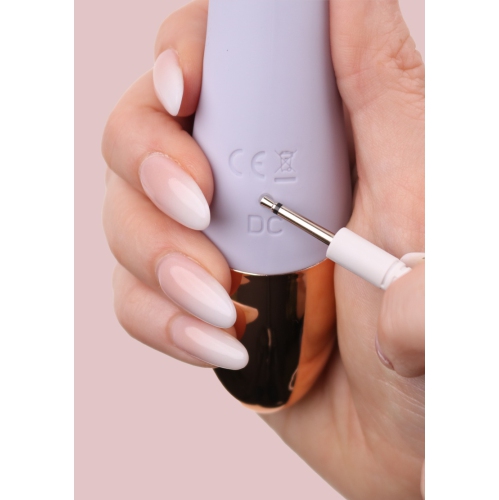 Amour - Dual Stimulation Warming Vibrator - Love Me Lilac