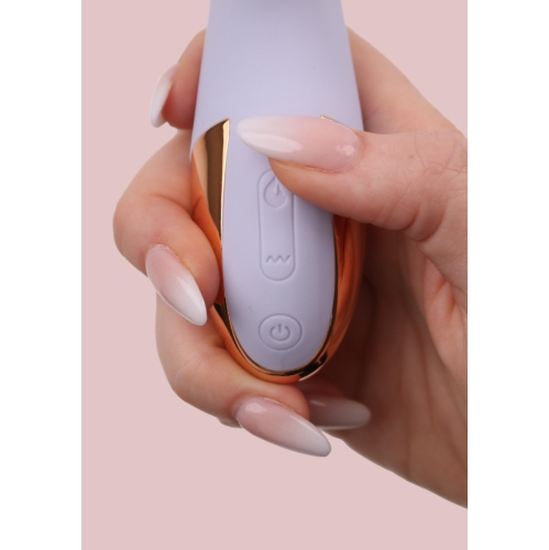 Amour - Dual Stimulation Warming Vibrator - Love Me Lilac