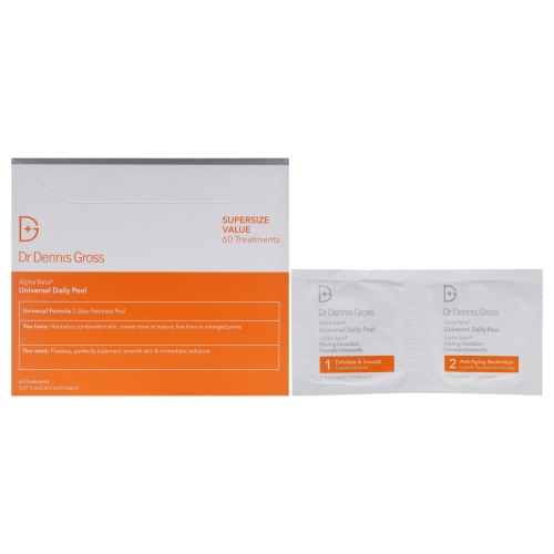 DR. DENNIS GROSS  Alpha Beta Universal Daily Peel By for Unisex - 60 PC Pads