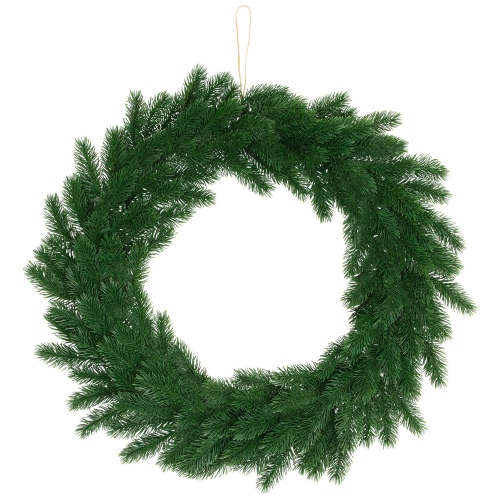 Real Touch ™ Evergreen Pine Artificial Christmas Wreath - 24" - Unlit