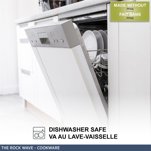 Marmite en acier inoxydable avec vagues Starfrit The Rock Wave 5,6 L. TEC