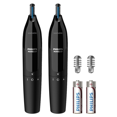 PHILIPS  2X Norelco Ultimate Comfort Nose Trimmer Nt1605/60 for Nose Ear Eyebrows