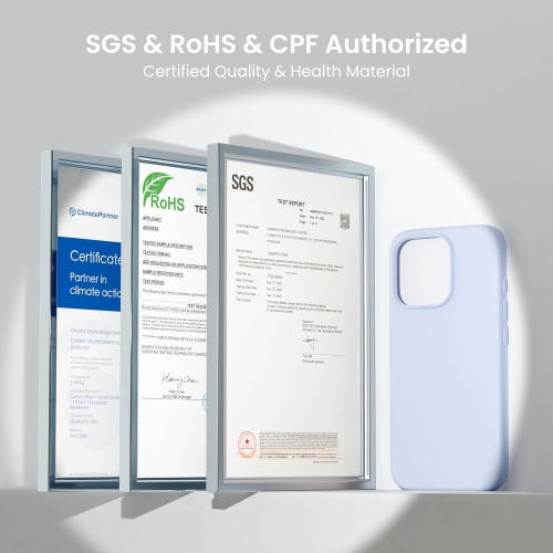 ORNARTO compatible avec l’étui iPhone 16 Pro Max 6,9 po, 3 couches de silicone liquide, étui de téléphone en caoutchouc souple entièrement recouvert