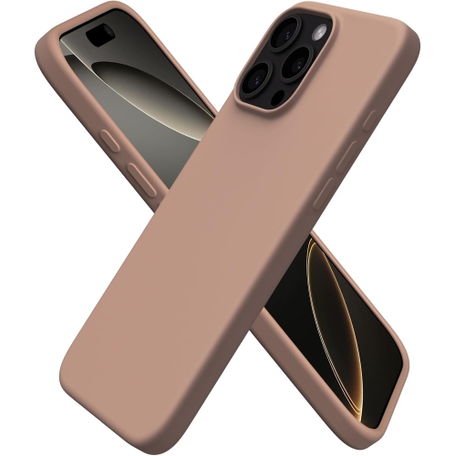 ORNARTO Compatible with iPhone 16 Pro Max Case 6.9",Liquid Silicone 3 Layers Full Covered Soft Gel Rubber Phone Case, Shockproof Protective