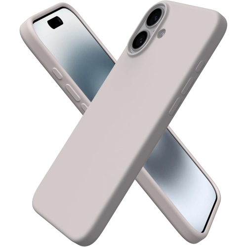 ORNARTO – compatible avec l’étui iPhone 16 plus, 6,7 po, 3 couches de silicone liquide, étui de téléphone en caoutchouc souple entièrement recouvert