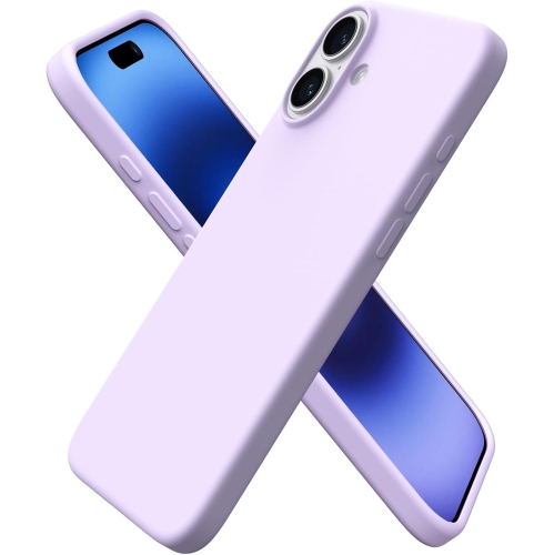 ORNARTO Compatible with iPhone 16 Plus Case 6.7",Liquid Silicone 3 Layers Full Covered Soft Gel Rubber Phone Case, Shockproof Protective Cover-Pastel