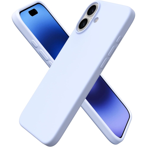 ORNARTO  Compatible With Iphone 16 Plus Case 6.7", Liquid Silicone 3 Layers Full Covered Soft Gel Rubber Phone Case, Shockproof Protective Cover-Baby