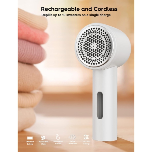 Rasoir à tissu, décapant électrique rechargeable à charpie, rasoir à charpie, rasoirs à chandails pour enlever le boulochage, décapants pour meubles,