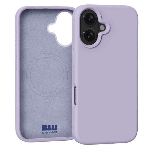 Blu Element Silicone w/MagSafe Lavender Case for iPhone 16 | Slim, Protective and Rugged