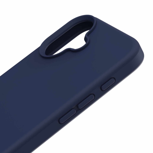 Blu Element Silicone w/MagSafe Navy Slim Case for iPhone 16 | Protective & Rugged