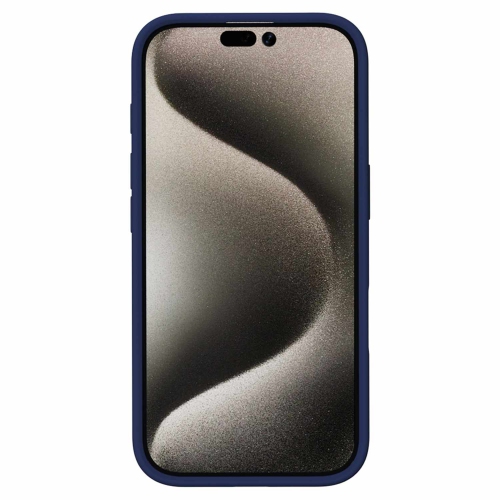 Blu Element Silicone w/MagSafe Navy Slim Case for iPhone 16 | Protective & Rugged