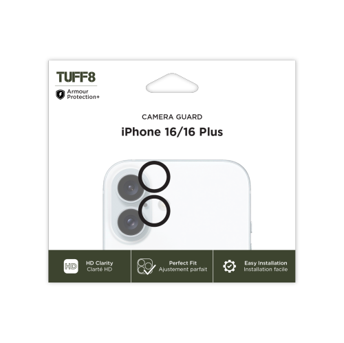 TUFF8  Eagle Eye Lens Camera Guard for Iphone 16 / Iphone 16 Plus