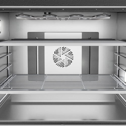 Café Express 30" 5.7 Cu. Ft. True Convection 5-Element Slide-In Electric Range - Stainless Steel