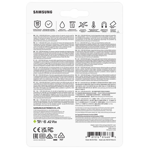 Samsung Evo Plus 1TB 160MB/s microSDXC UHS-I Memory Card with SD Adapter