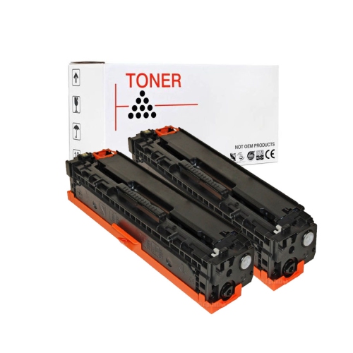 MAX SAVING  – 2 Color Compatible High Yield Toner Cartridge for Canon 067H, Canon067, Canon 067 Bk: 3130 Page In Black