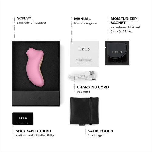 Mini masseur SONA Sonic de Lelo - Rose