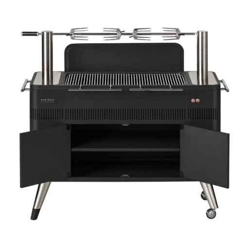 Everdure HUB Charcoal Barbeque with rotisserie