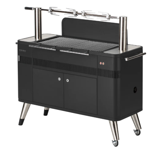Everdure HUB Charcoal Barbeque with rotisserie