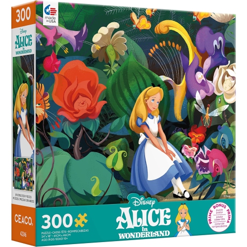 Ceaco 300-Piece Disney Alice in Wonderland Interlocking Jigsaw Puzzle