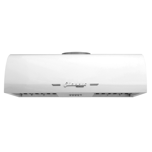 Unique Appliances&nbsp;Classic Retro 36-inch 700 CFM Ducted Under Cabinet Range Hood with LED Lighting in Marshmallow White